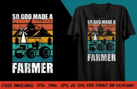 Download Farmer T Shirt Design Creative Vector Art - Creative Collection