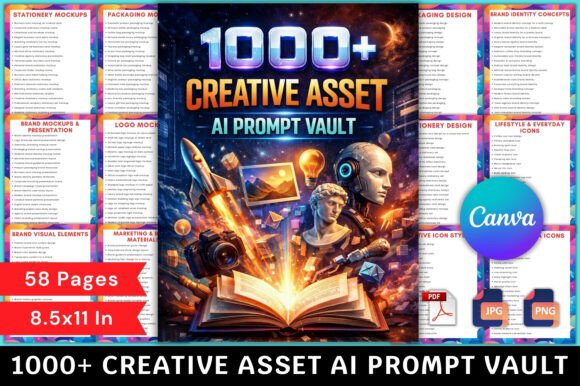 Download 1000+ Creative Asset AI Prompt Vault - Creative Collection