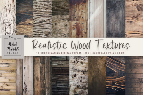 Download Realistic Wood Textures Backgrounds Pack - Premium Bundle