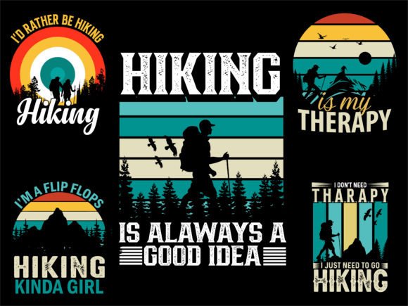 Download Hiking Creative Vector Art Free T Shirt - Creative Collection