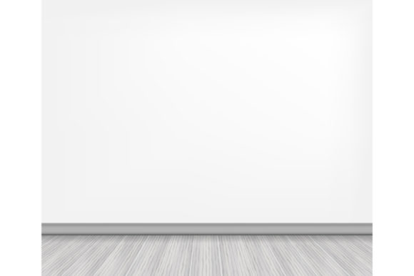 Download Realistic Wood Floor and White Wall. - Premium Resources