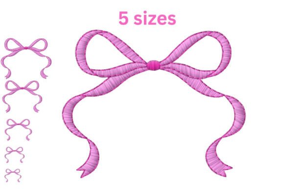Download Creative Bow Embroidery Design - Creative Collection