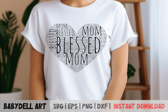 Download Blessed Mom SVG Design for DIY Projects - Diy project Collection
